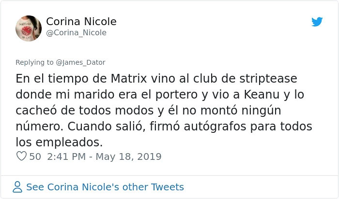Alguien comparte cómo Keanu Reeves compró un helado solo para darle un autógrafo y la gente se enamora de él aún más