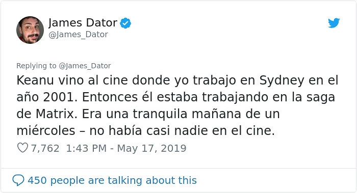 Alguien comparte cómo Keanu Reeves compró un helado solo para darle un autógrafo y la gente se enamora de él aún más