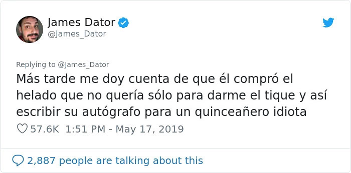 Alguien comparte cómo Keanu Reeves compró un helado solo para darle un autógrafo y la gente se enamora de él aún más