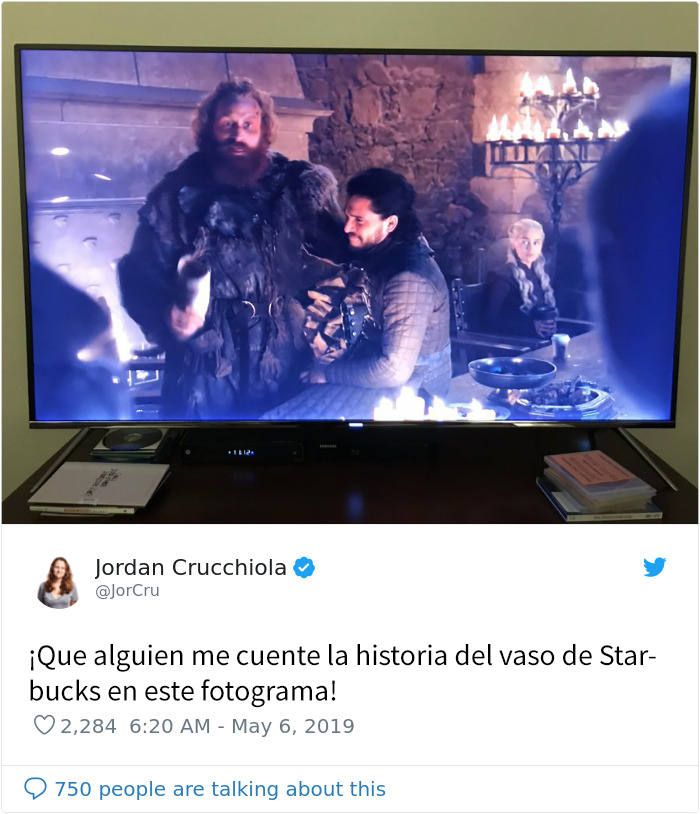 Dejan accidentalmente un vaso como los de Starbucks en una de las escenas de Juego de Tronos y la gente se vuelve loca