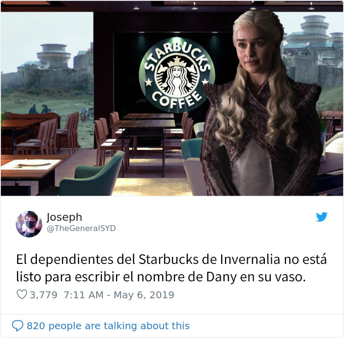 Dejan accidentalmente un vaso como los de Starbucks en una de las escenas de Juego de Tronos y la gente se vuelve loca