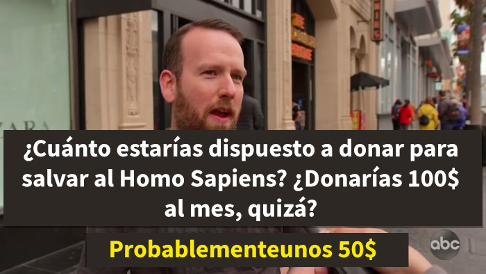 Jimmy Kimmel pregunta a la gente si deberíamos salvar al Homo Sapiens, y las respuestas muestran el nivel de estupidez