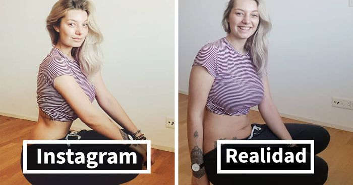 Esta chica muestra Instagram VS la realidad en 20 imágenes