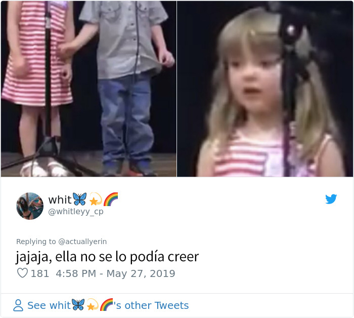 Este niño se apropió de una interpretación de 