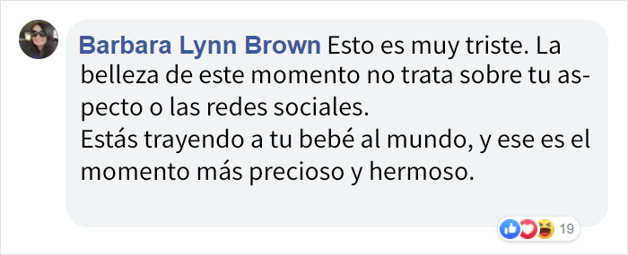 Estas madres se maquillan antes de dar a luz y no a todas les gusta esta tendencia