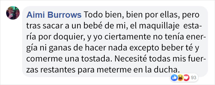 Estas madres se maquillan antes de dar a luz y no a todas les gusta esta tendencia