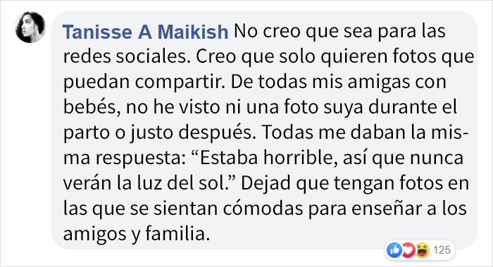 Estas madres se maquillan antes de dar a luz y no a todas les gusta esta tendencia