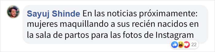 Estas madres se maquillan antes de dar a luz y no a todas les gusta esta tendencia
