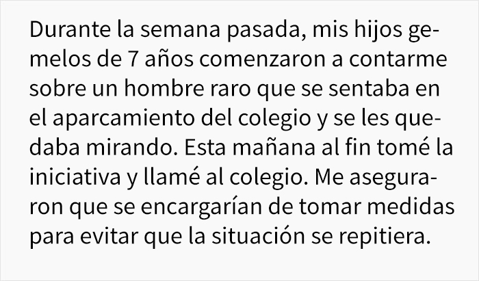 Este padre preocupado denuncia que hay un pervertido vigilando a sus hijos, y descubre que era él mismo cuando le rodean 3 coches de policía