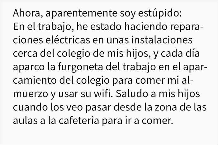 Este padre preocupado denuncia que hay un pervertido vigilando a sus hijos, y descubre que era él mismo cuando le rodean 3 coches de policía