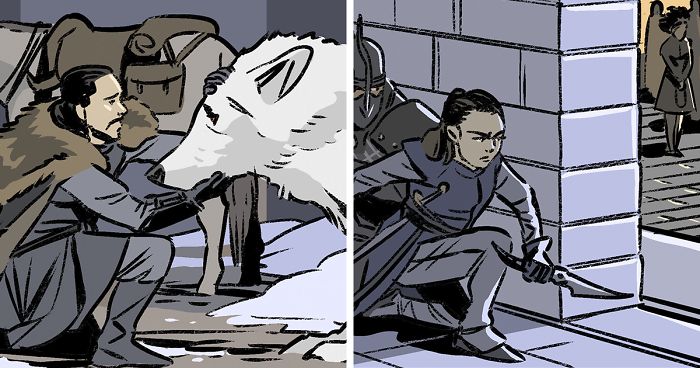 Un fan decepcionado de Juego de Tronos ilustra cómo deberían haber sido algunas escenas de la 8a temporada y estamos absolutamente de acuerdo
