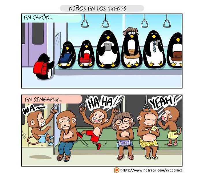 Niños En Los Trenes