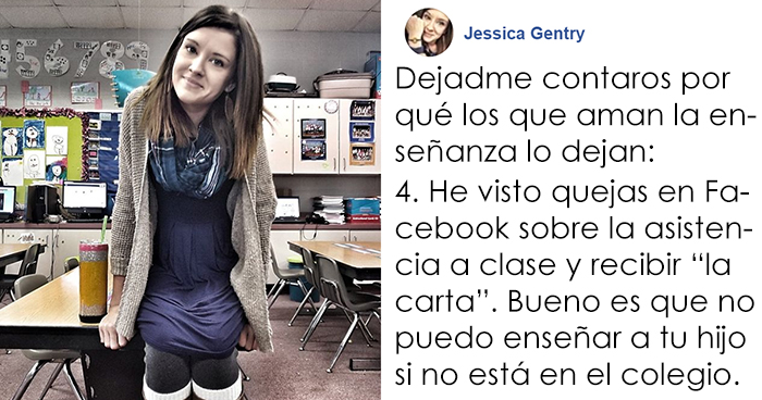 Esta profesora de jardín de infancia cuenta las 5 razones por las que dejó su trabajo y consigue 263.000 likes