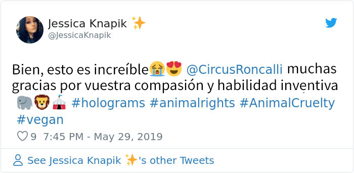 Este circo alemán usa hologramas en vez de animales para crear una experiencia mágica sin crueldad