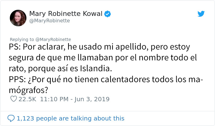 Esta mujer se encontró un bulto cuando estaba en Islandia y comparte lo genial que es su sanidad comparada con la de EEUU
