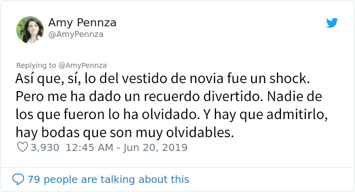 "Mi suegra se puso un vestido de novia en mi boda"