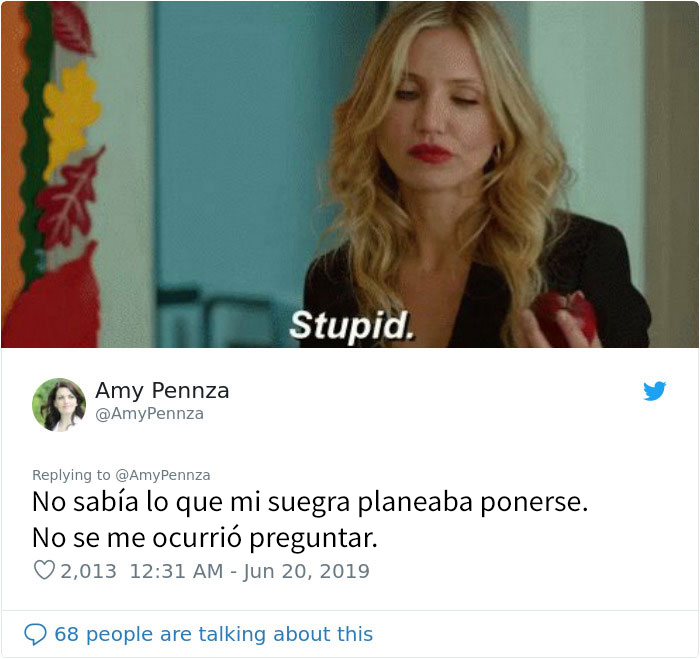"Mi suegra se puso un vestido de novia en mi boda"