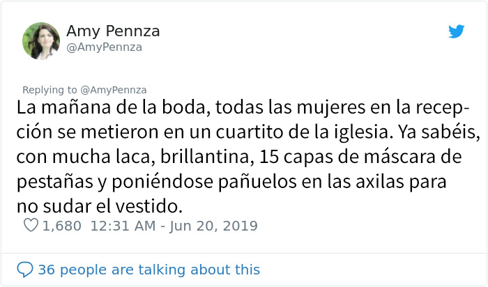 "Mi suegra se puso un vestido de novia en mi boda"