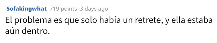 Esta mujer se sintió 