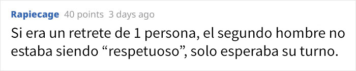 Esta mujer se sintió 