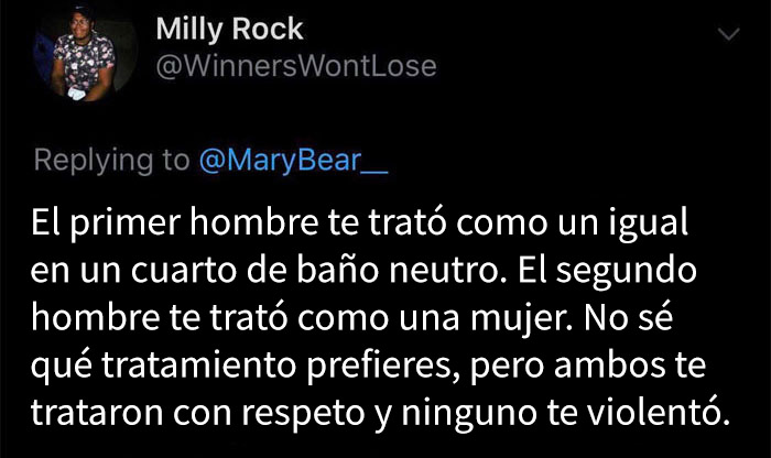 Esta mujer se sintió 