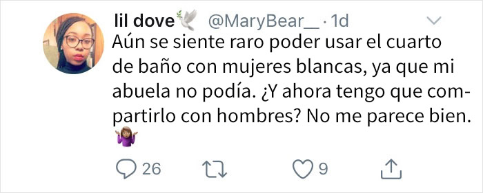 Esta mujer se sintió 