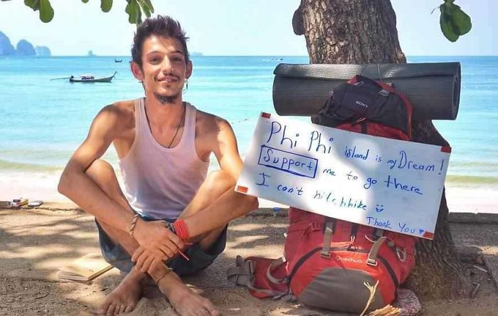 Phi Phi Es Mi Sueño, Apóyame Para Ir Ahí, No Puedo Hacer Autostop :d
