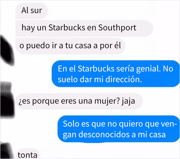 Esta mujer intenta vender su móvil, un 