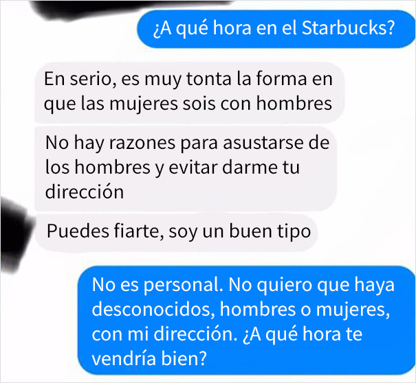 Esta mujer intenta vender su móvil, un 