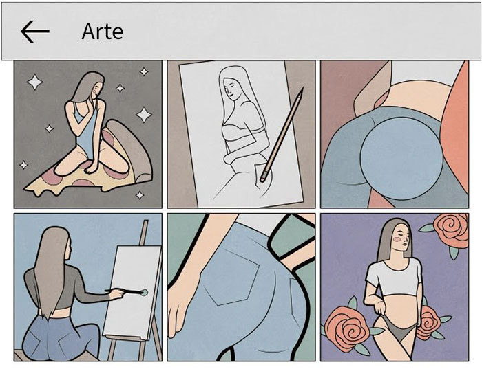 Este artista ruso resume sobre qué va Instagram (6 imágenes)