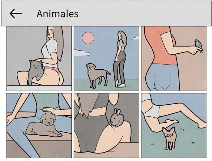 Este artista ruso resume sobre qué va Instagram (6 imágenes)