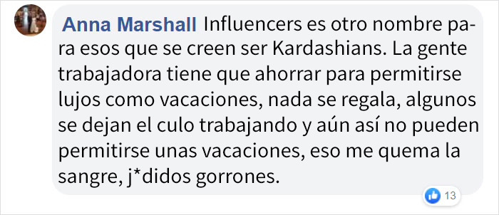 Se vuelve viral la respuesta de un hotelero enfadado al negarse a dar alojamiento gratis a una influencer