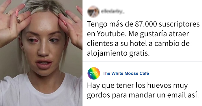Se vuelve viral la respuesta de un hotelero enfadado al negarse a dar alojamiento gratis a una influencer