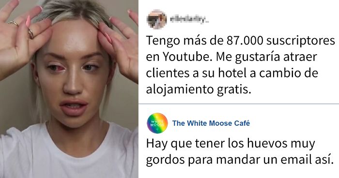 Se vuelve viral la respuesta de un hotelero enfadado al negarse a dar alojamiento gratis a una influencer