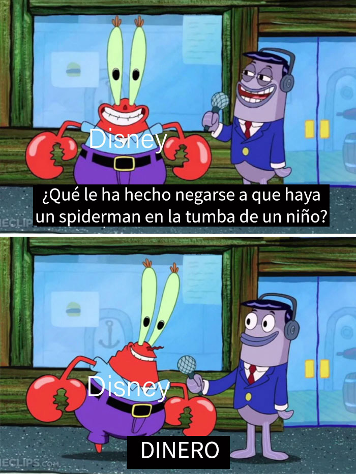 Reacciones ante la negativa de Disney a permitir a un padre de luto poner a Spiderman en la tumba de su hijo de 4 años