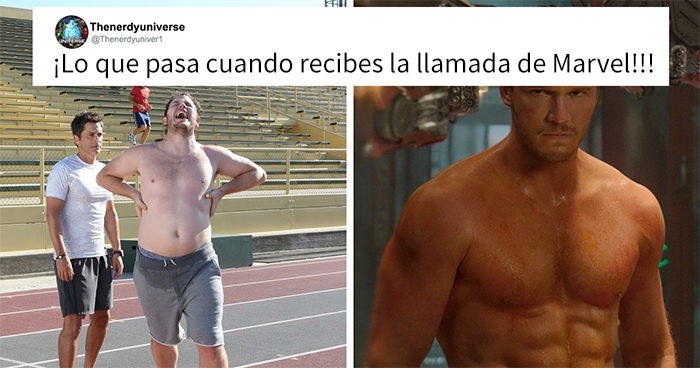 8 Actores y sus cuerpos antes y después de recibir la llamada de Marvel