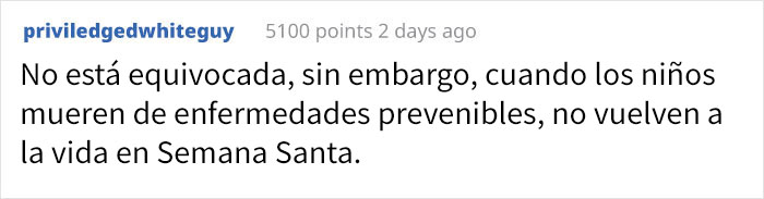 15 Respuestas de la gente ante esta mujer antivacunas que lleva una camiseta que dice "Jesús no se vacunó"
