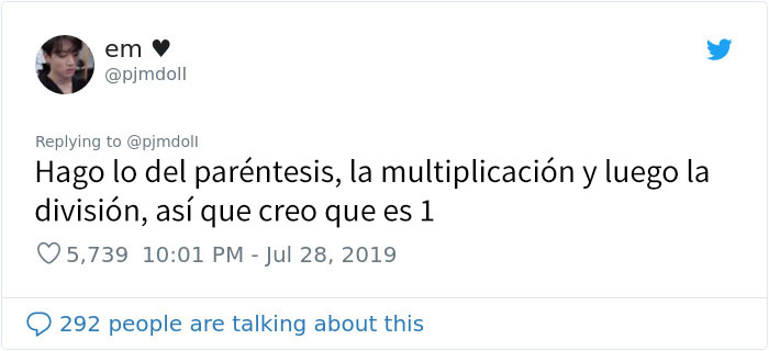 ¿Puedes resolverlo? Esta simple ecuación matemática se ha vuelto viral porque la gente no se pone de acuerdo en el resultado correcto