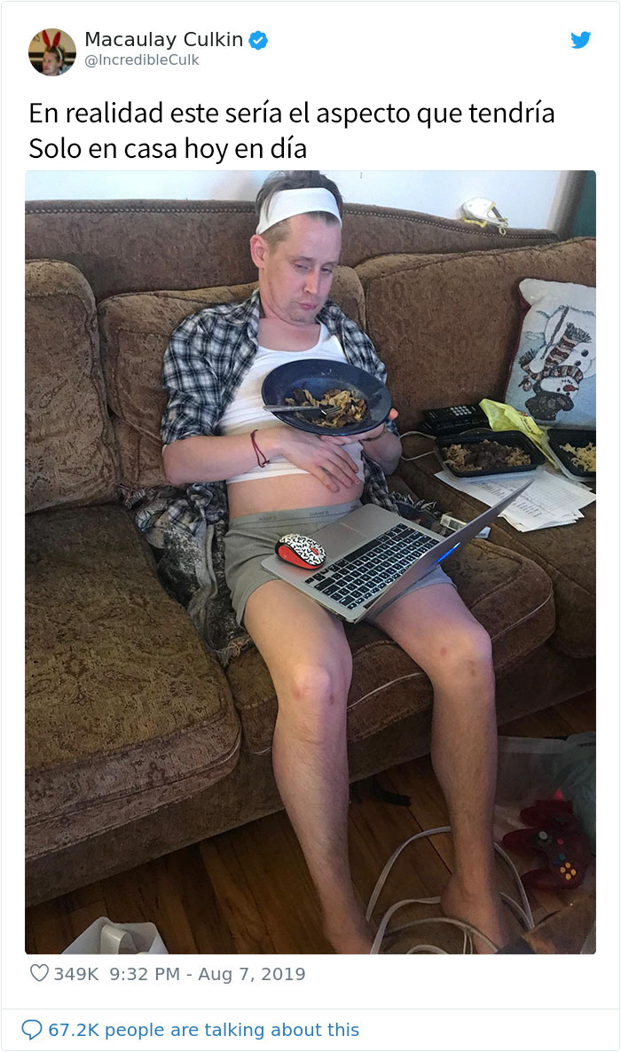 Macaulay Culkin publica una divertida foto después de que Disney anuncie un remake de Solo en casa / Mi pobre angelito