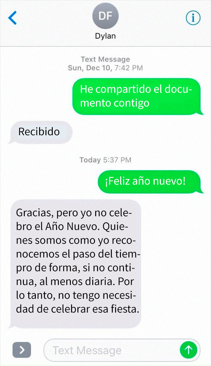 Les Escribí Feliz Año Nuevo A Todos Mis Contactos