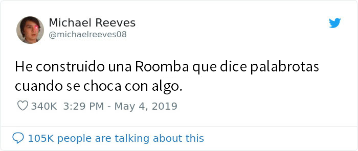 Han modificado una roomba para que diga palabrotas cuando se choca, y es divertidísimo