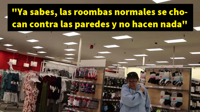 Han modificado una roomba para que diga palabrotas cuando se choca, y es divertidísimo