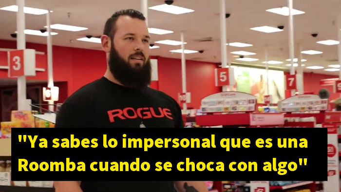 Han modificado una roomba para que diga palabrotas cuando se choca, y es divertidísimo