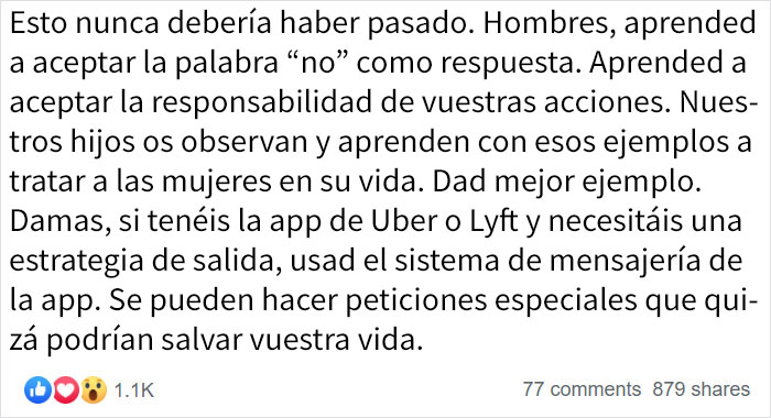 Este conductor de Uber recibió una mensaje pidiéndole que simulara ser el novio de la pasajera, para salvarla de un acosador
