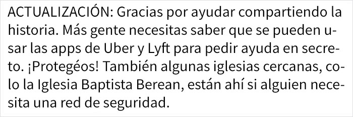 Este conductor de Uber recibió una mensaje pidiéndole que simulara ser el novio de la pasajera, para salvarla de un acosador