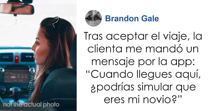 Este conductor de Uber recibió una mensaje pidiéndole que simulara ser el novio de la pasajera, para salvarla de un acosador