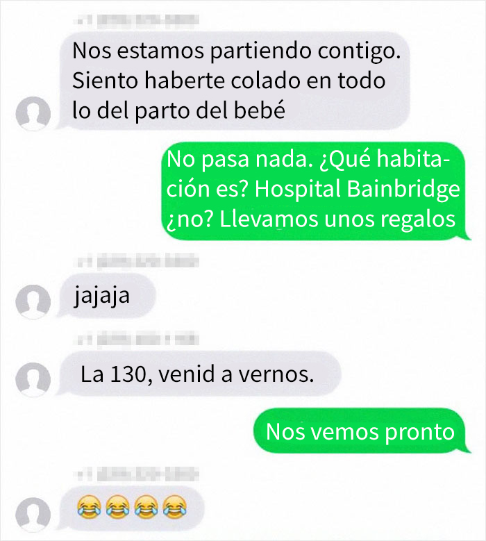 Esta familia envió sin querer un mensaje sobre un parto a unos desconocidos, ellos les visitaron y trajeron regalos para el bebé