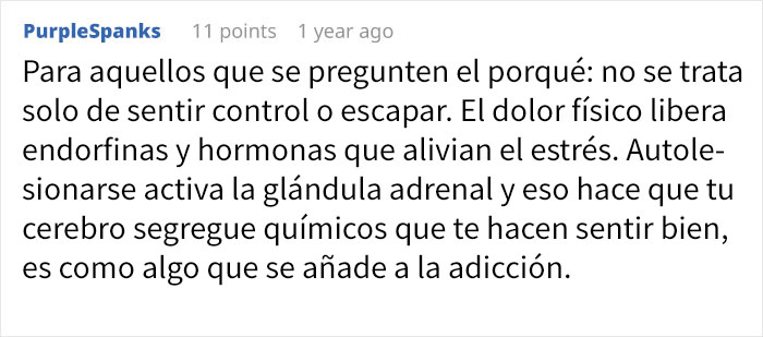 Esta chica comparte el consejo de su terapeuta: dibujar en su cuerpo en vez de autolesionarse