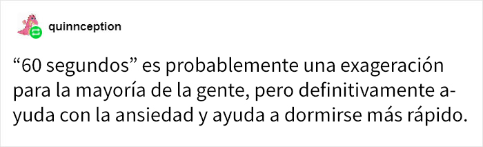 Comparten en Tumblr un truco de respiración que te ayuda a quedarte dormido en 1 minuto, y a muchos les funciona