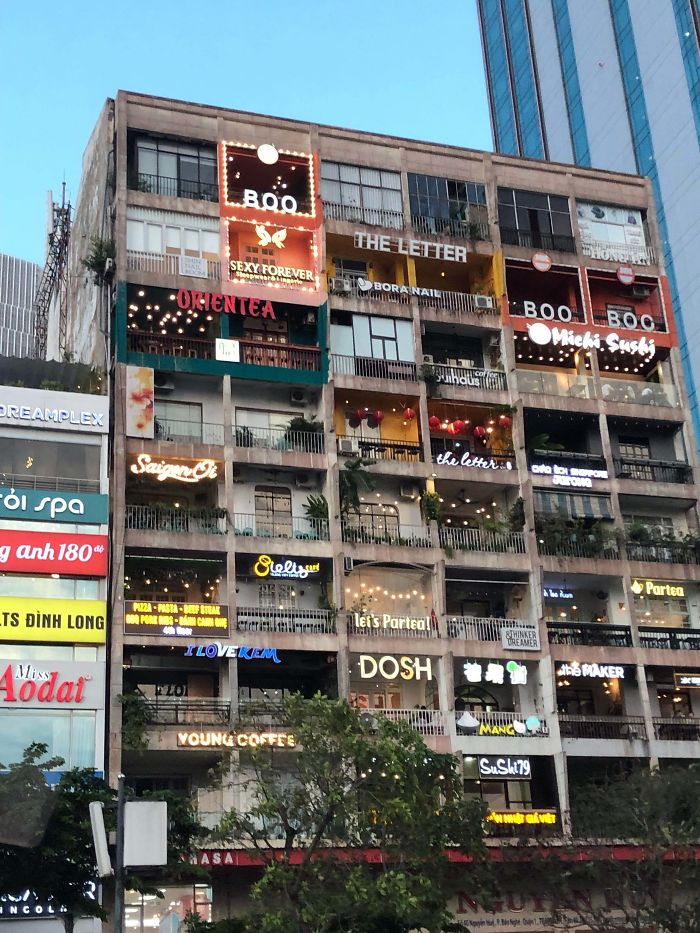 Este Antiguo Edificio De Apartamentos En Saigón Está Ahora Lleno De Restaurantes Y Boutiques